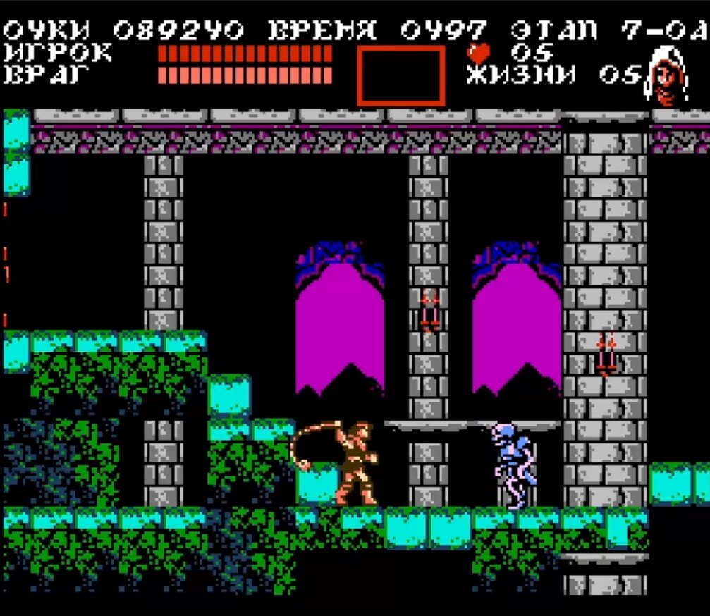 Castlevania III Draculas Curse - геймплей игры Dendy\NES